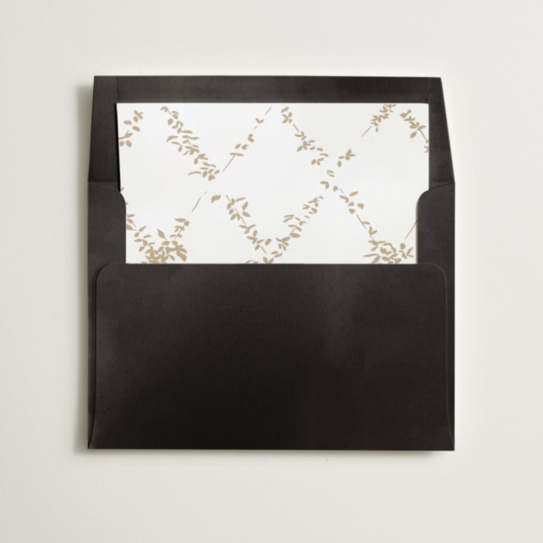 "stack" - Slip-In Envelope Liners in Champagne by Leah Bisch - Liner in envelope