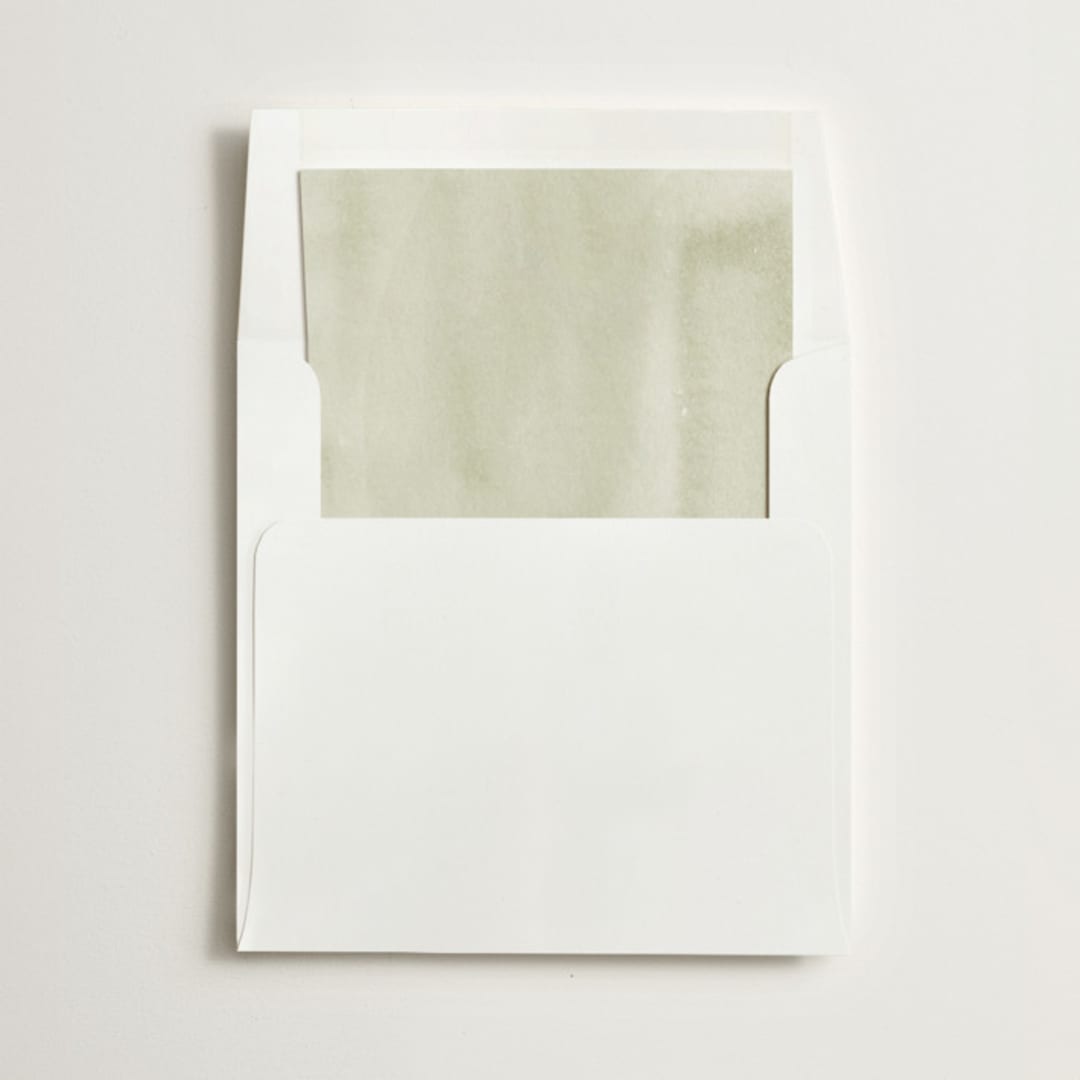 "Garden Gate" - Slip-In Envelope Liners in Leaf by Kristie Kern - Liner in envelope