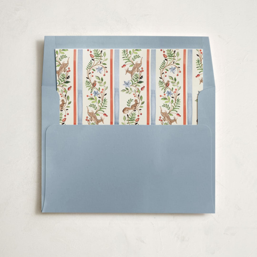 "Highlands" - Slip-In Envelope Liners in Cornflower by Sarah Knight - Liner in envelope