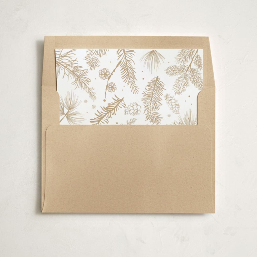"Allegro" - Slip-In Envelope Liners in Cream by Benita Crandall - Liner in envelope