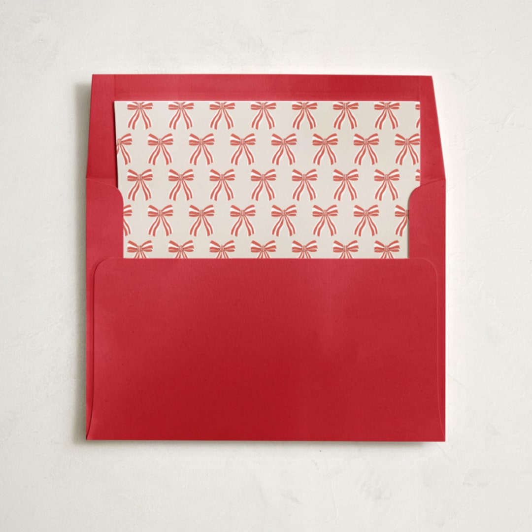 "Oh Christmas Tree" - Slip-In Envelope Liners in Saffron by Sherley Ferreira - Liner in envelope