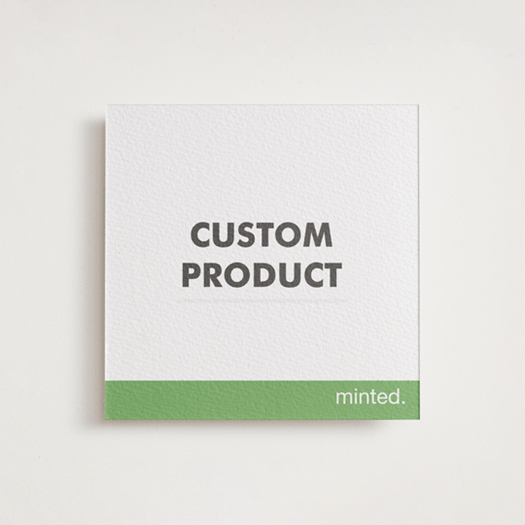 "Portrait" - Letterpress Menus in Pear | Soft Black | Blind Deboss by Minted - Front