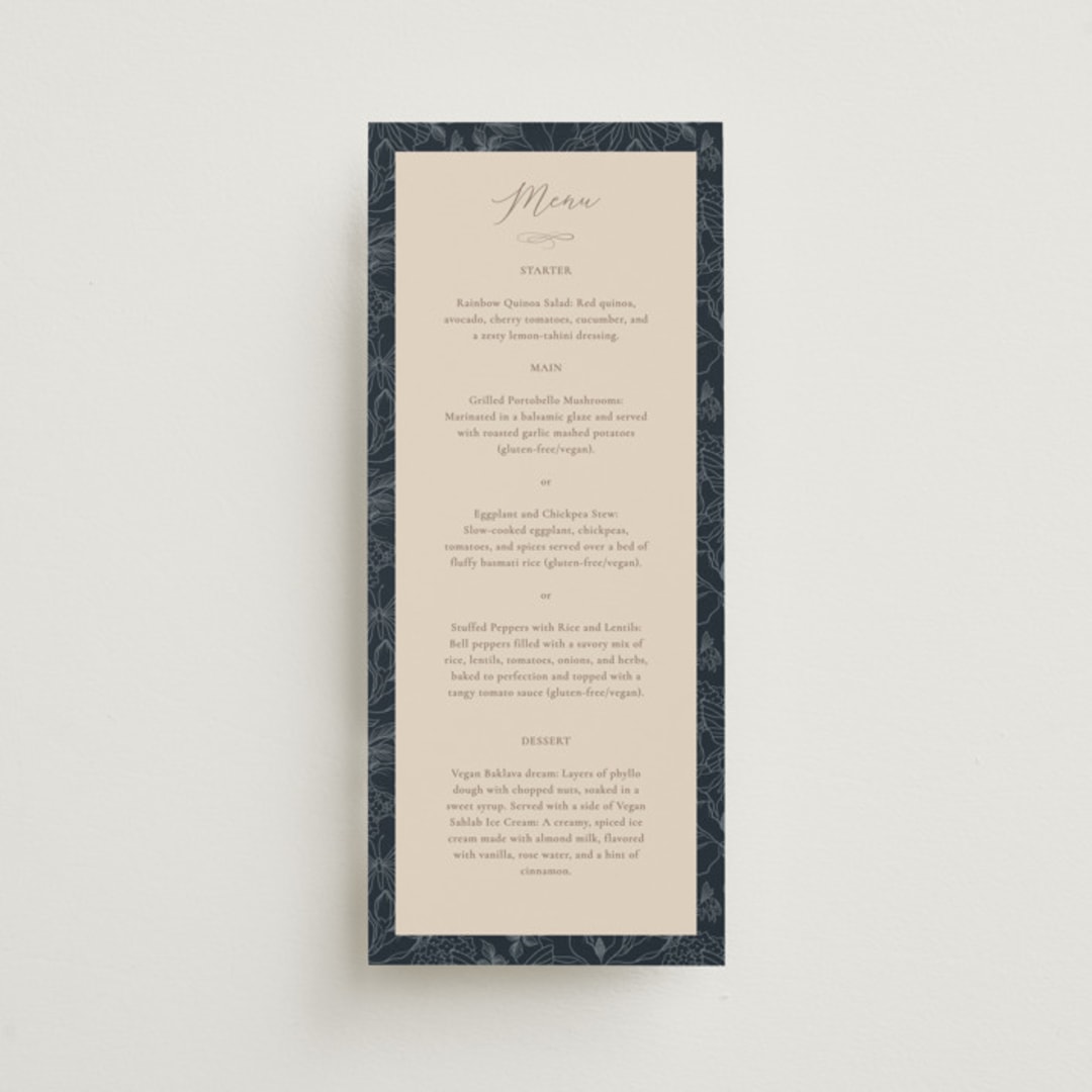 "Magnolias" - Menus in Sky by Sabrin Deirani - Front