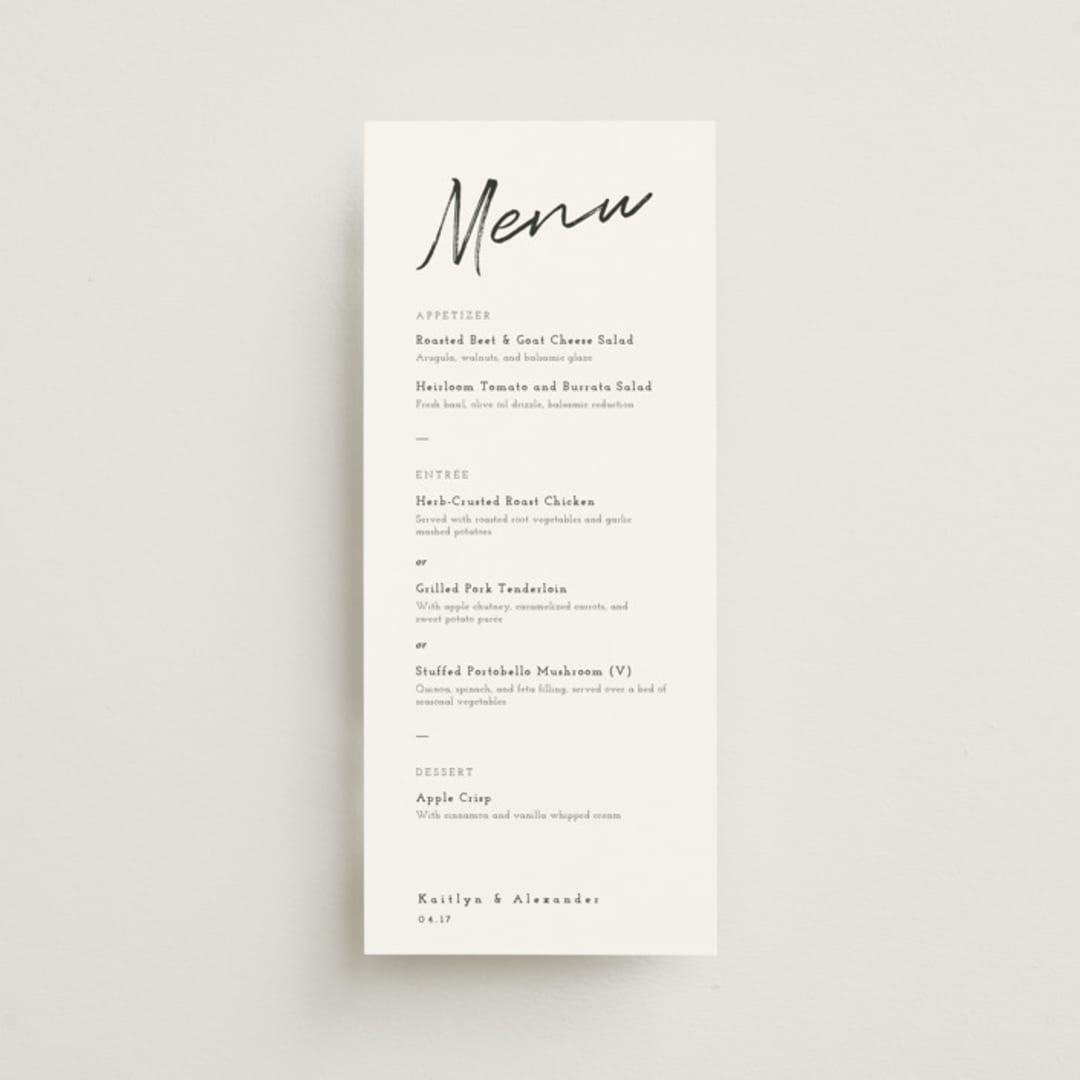 "Photograph Scribble" - Menus in Cloud by Adelyn T. - Front