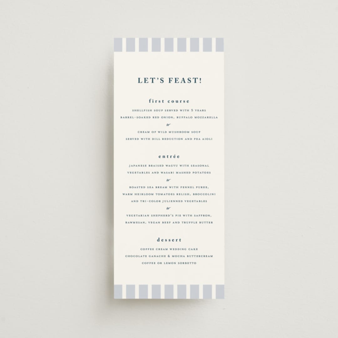 "melihrolo" - Menus in Powder Blue by chocomocacino - Front