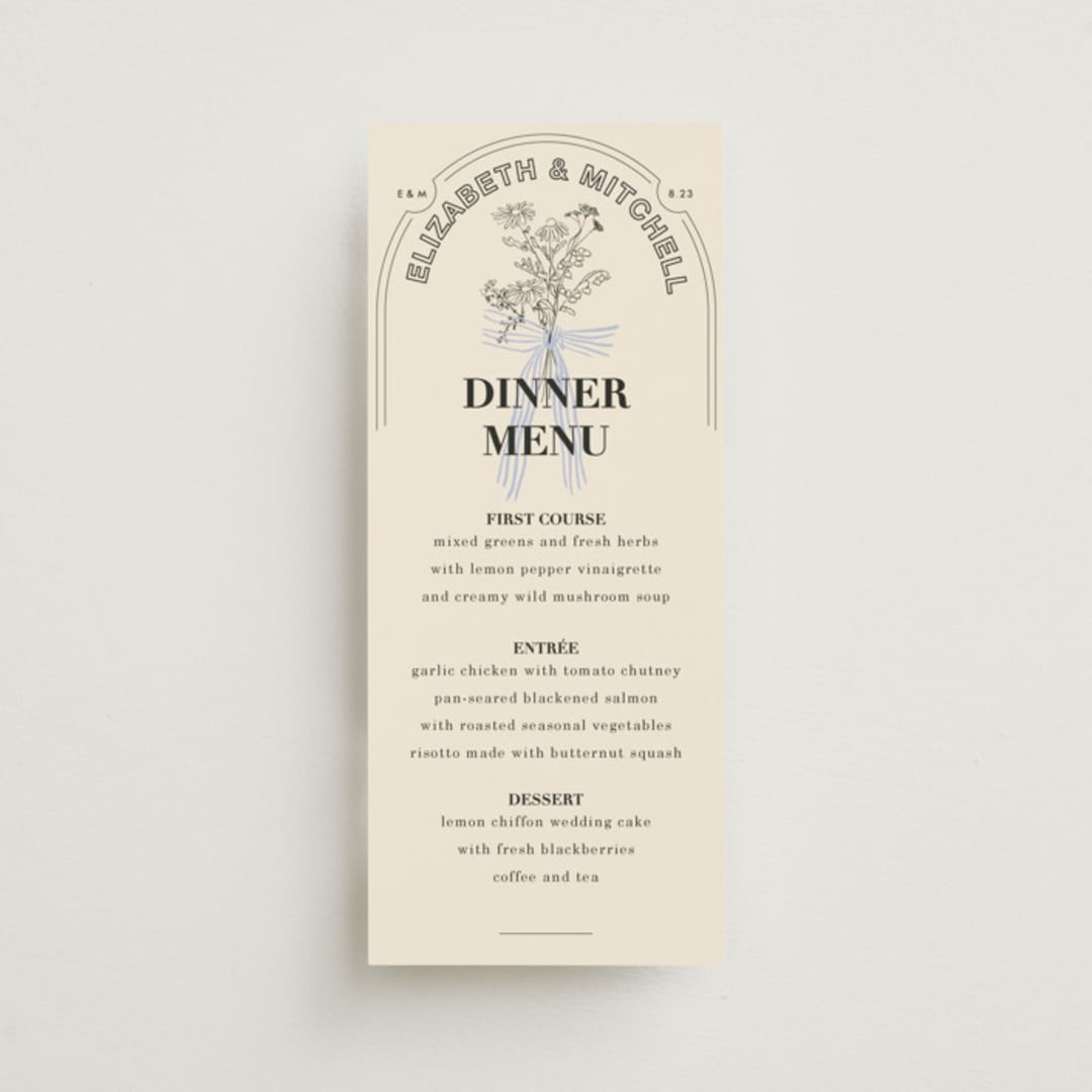 "Sealed" - Menus in Daisy by Baumbirdy - Front