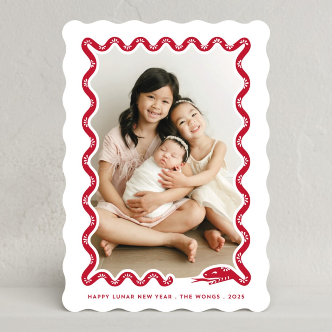 "Tsim Sha Tsui" - Lunar New Year Cards in Bayberry by Gwen Bedat - Front