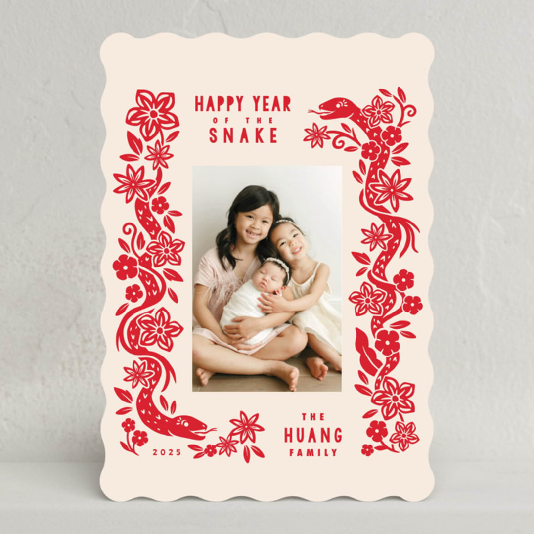 "Year of Dragon" - Lunar New Year Cards in Nian Gao by Vivian Yiwing - Front