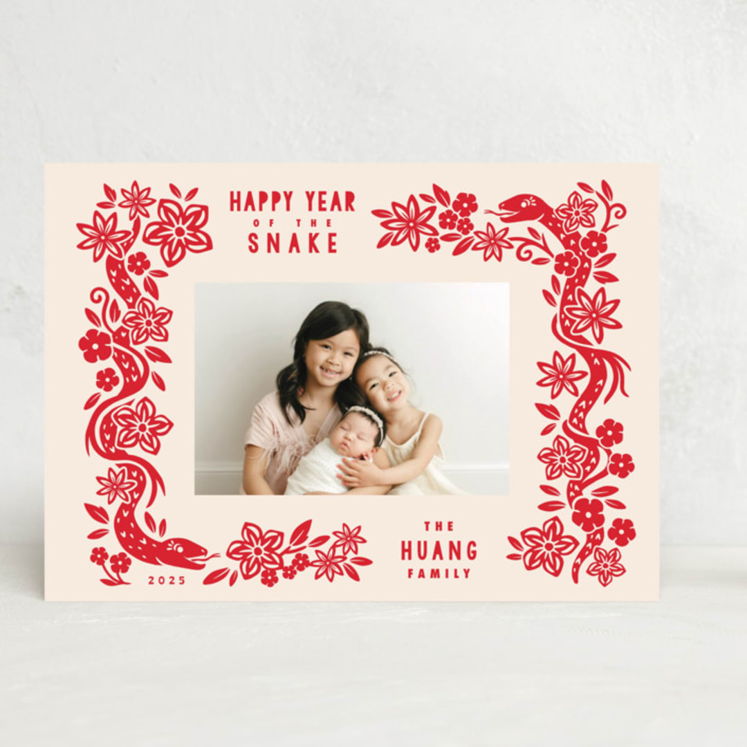 "Year of Dragon" - Lunar New Year Cards in Nian Gao by Vivian Yiwing - Front