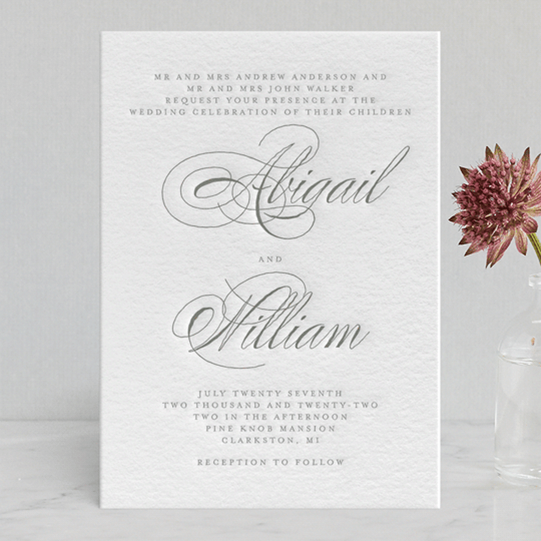 Timeless Scripted Elegance