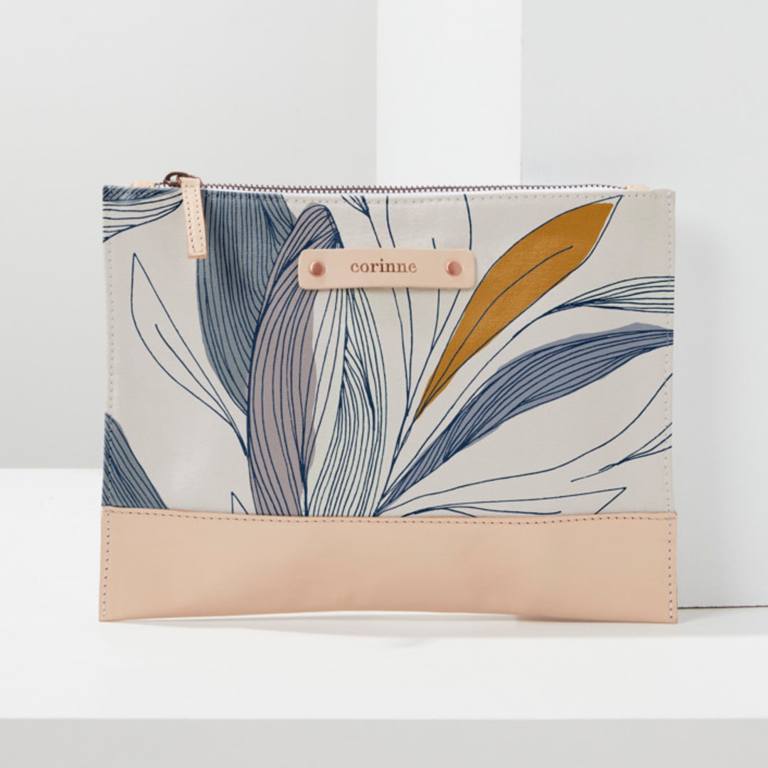 "Casual style" - Casual Clutch in Denim by Lucrecia Caporale - Casual Clutch