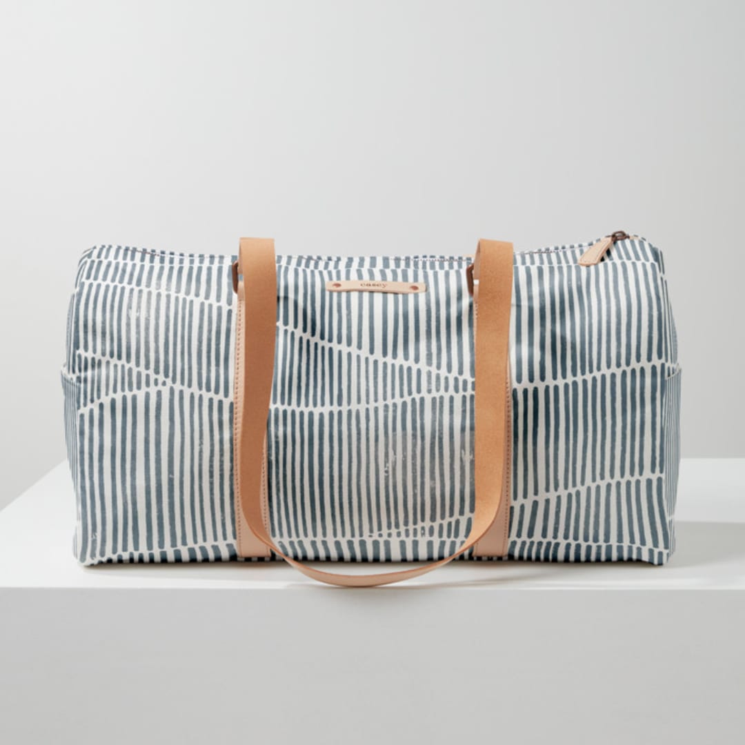 "Wavy" - Fillmore Duffle in Storm by Michelle Taylor - Fillmore Duffle