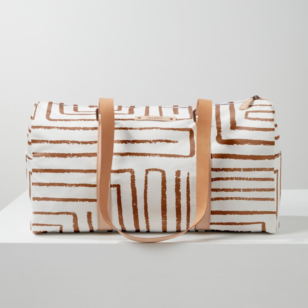 "Taos - Rust" - Fillmore Duffle in Rust by Anna Elder - Fillmore Duffle