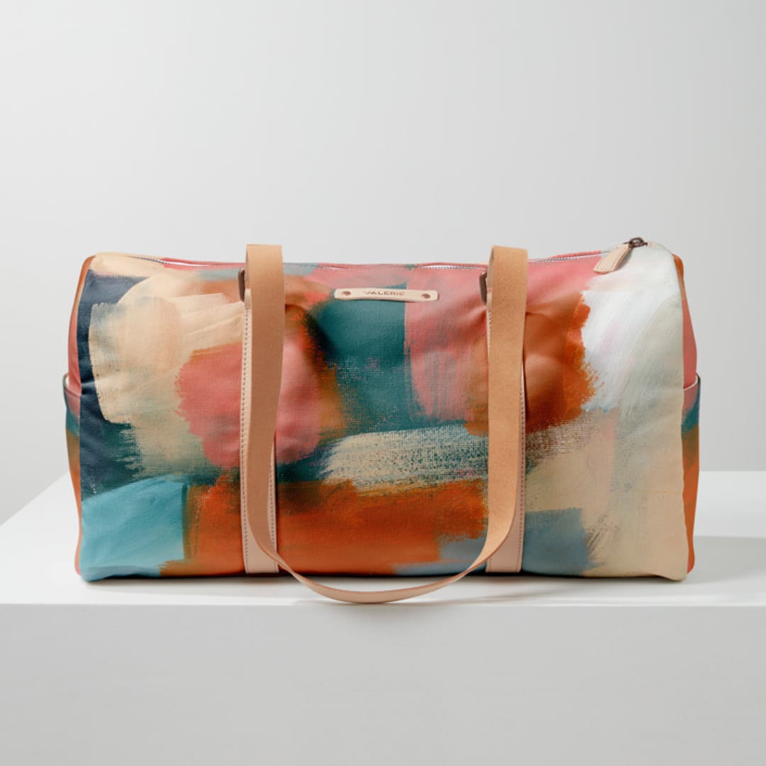 "Shuffle" - Fillmore Duffle in Caribbean by Lindsay Megahed - Fillmore Duffle