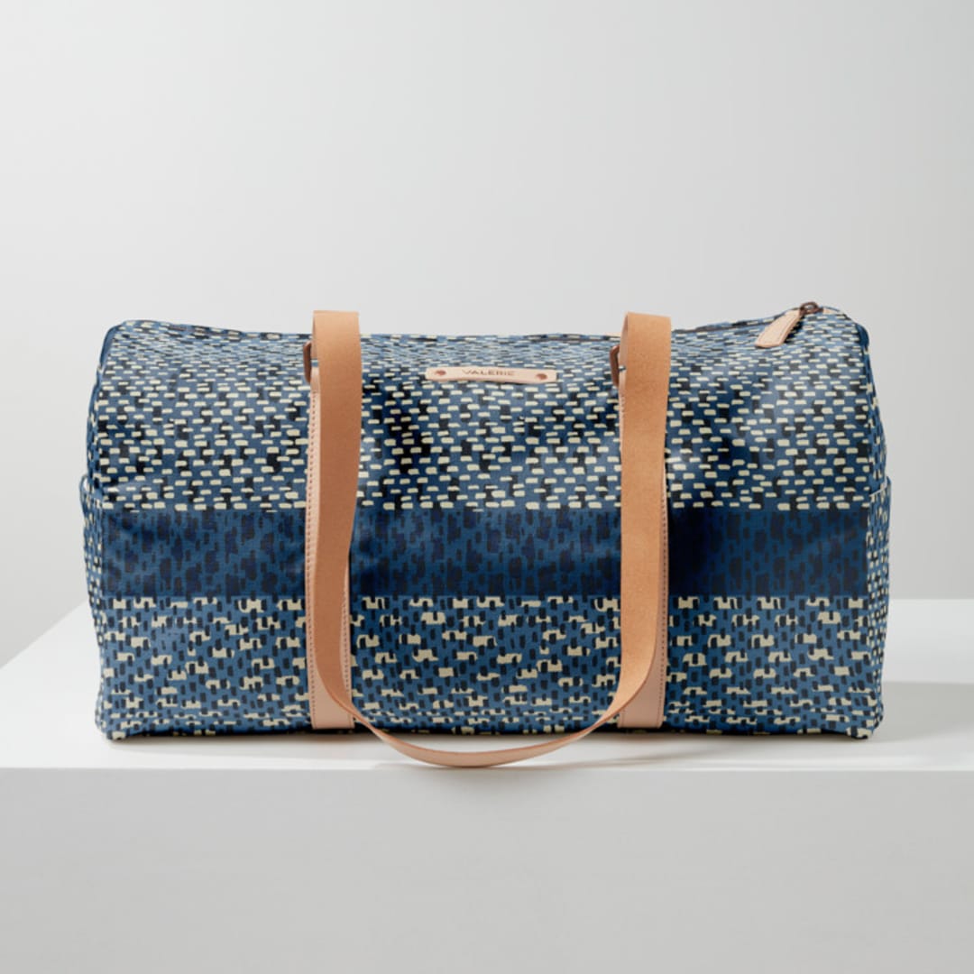 "Basic - Azure" - Fillmore Duffle in Azure by Bethania Lima - Fillmore Duffle