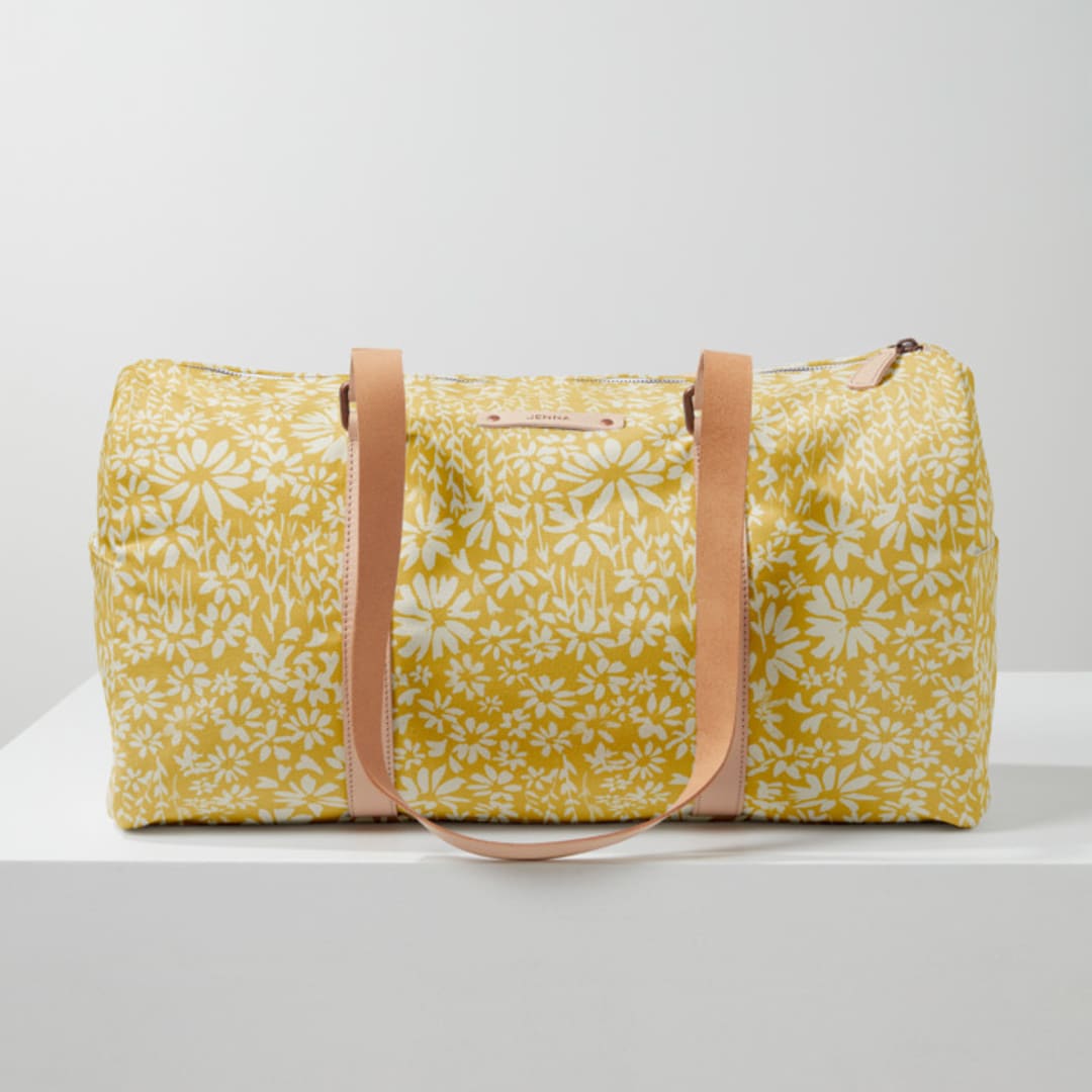 "Lenox" - Fillmore Duffle in Sunshine by Lauren Richel Kelly - Fillmore Duffle