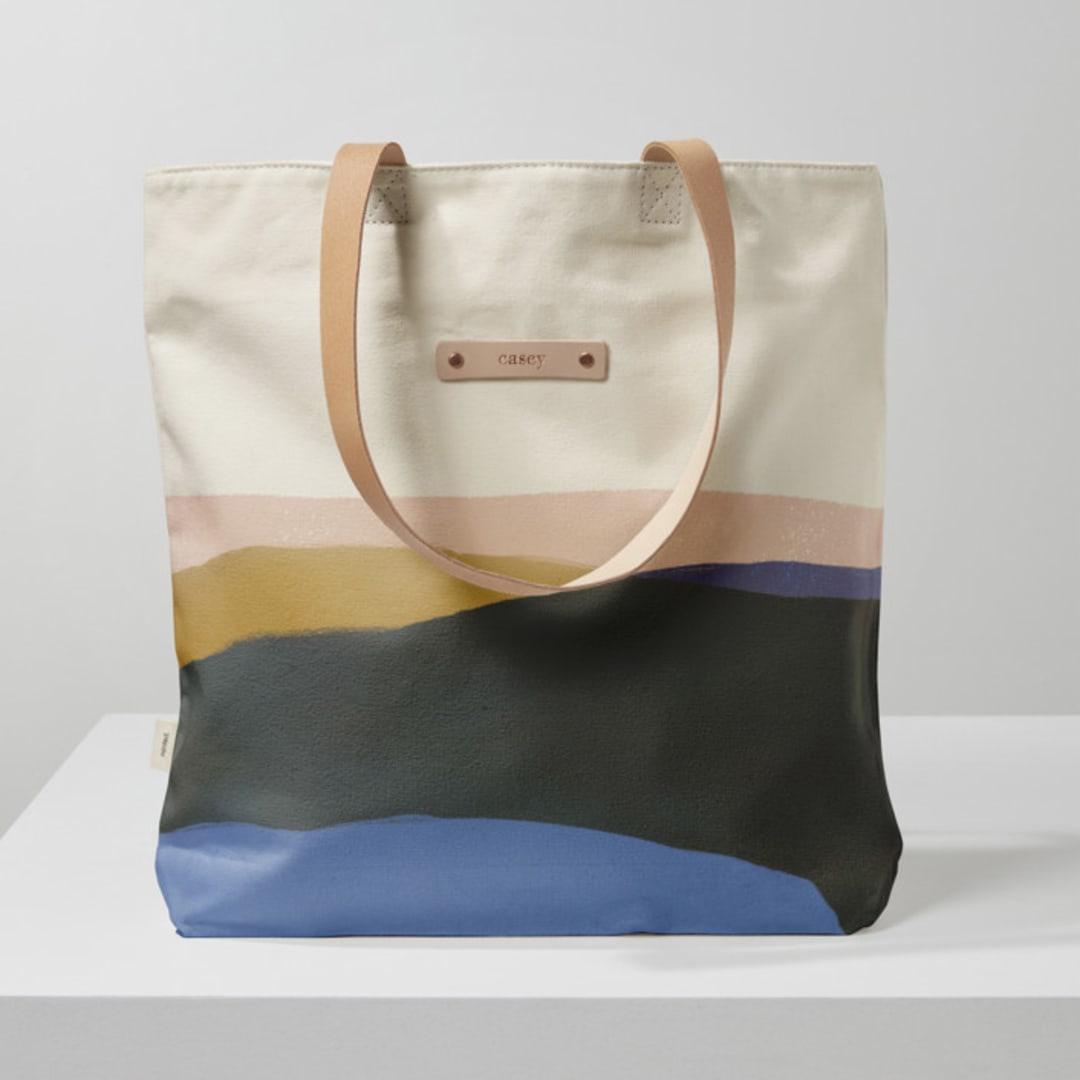 "Sienna" - Snap Tote in Shadow by Julie Murray - Snap Tote