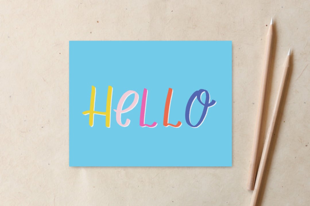 Bold Bright Hello