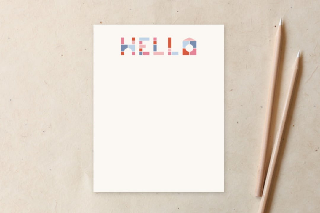 Block Letters Hello