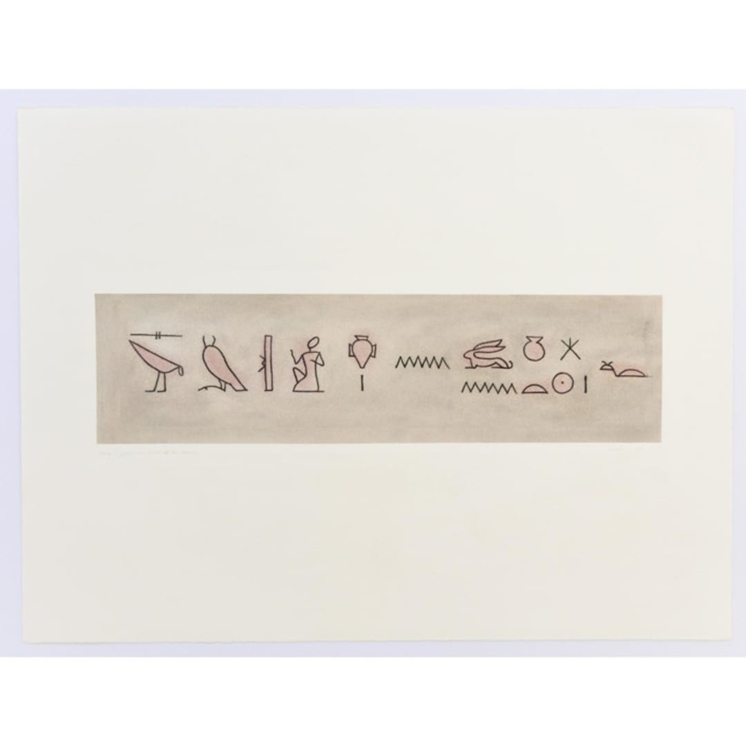 "Pictograph 2" - Original Drawings in multicolorassorted-colors by Dana Williamowsky
