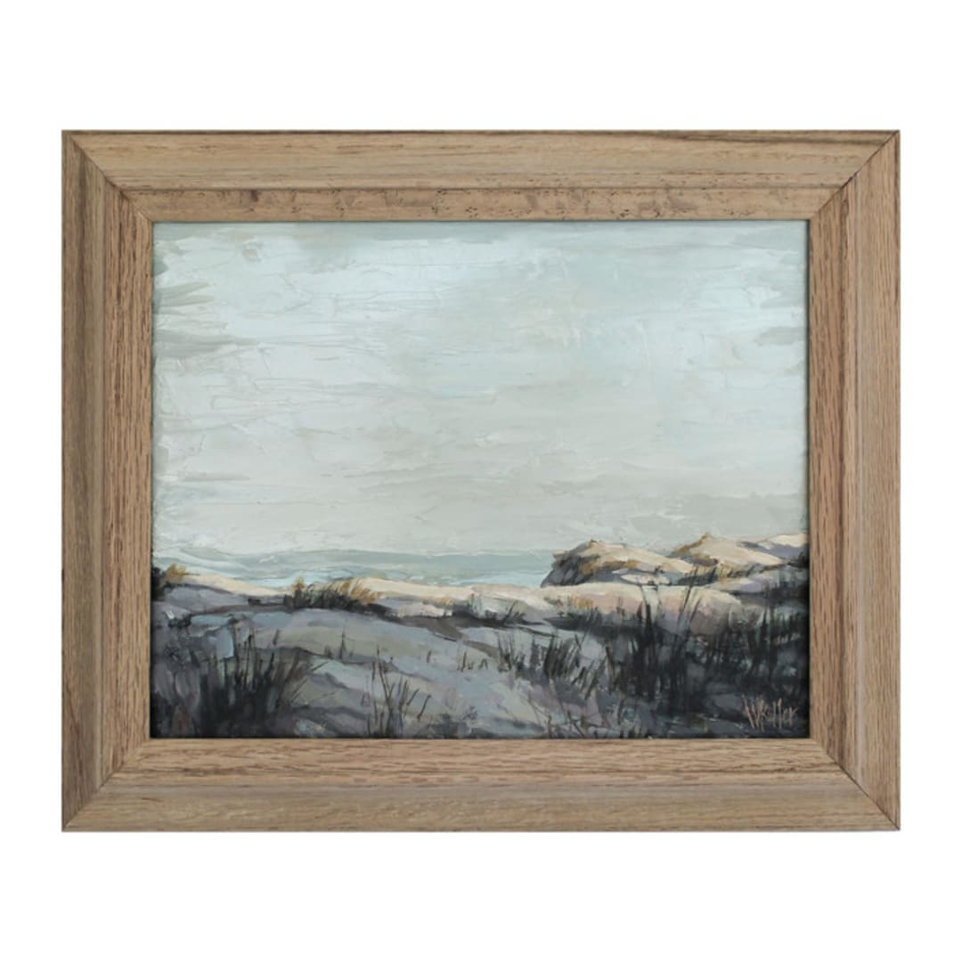 "Shoreline" - Original Painting in blue by Wendy Keller