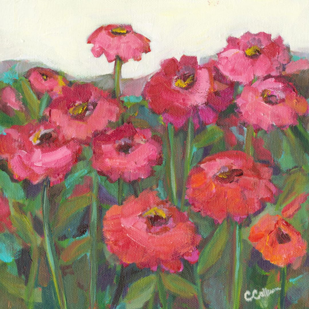 "Hazel" - Original Painting in multicolorassorted-colors by CONNIE COLLUM