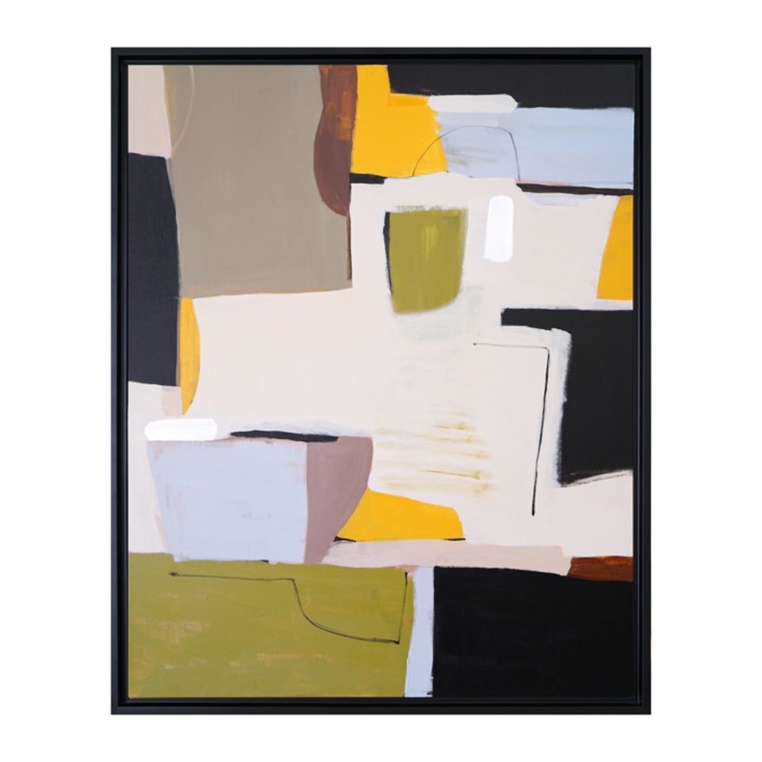 "The Way with Woods no.II" - Original Painting in beige by Shina Choi
