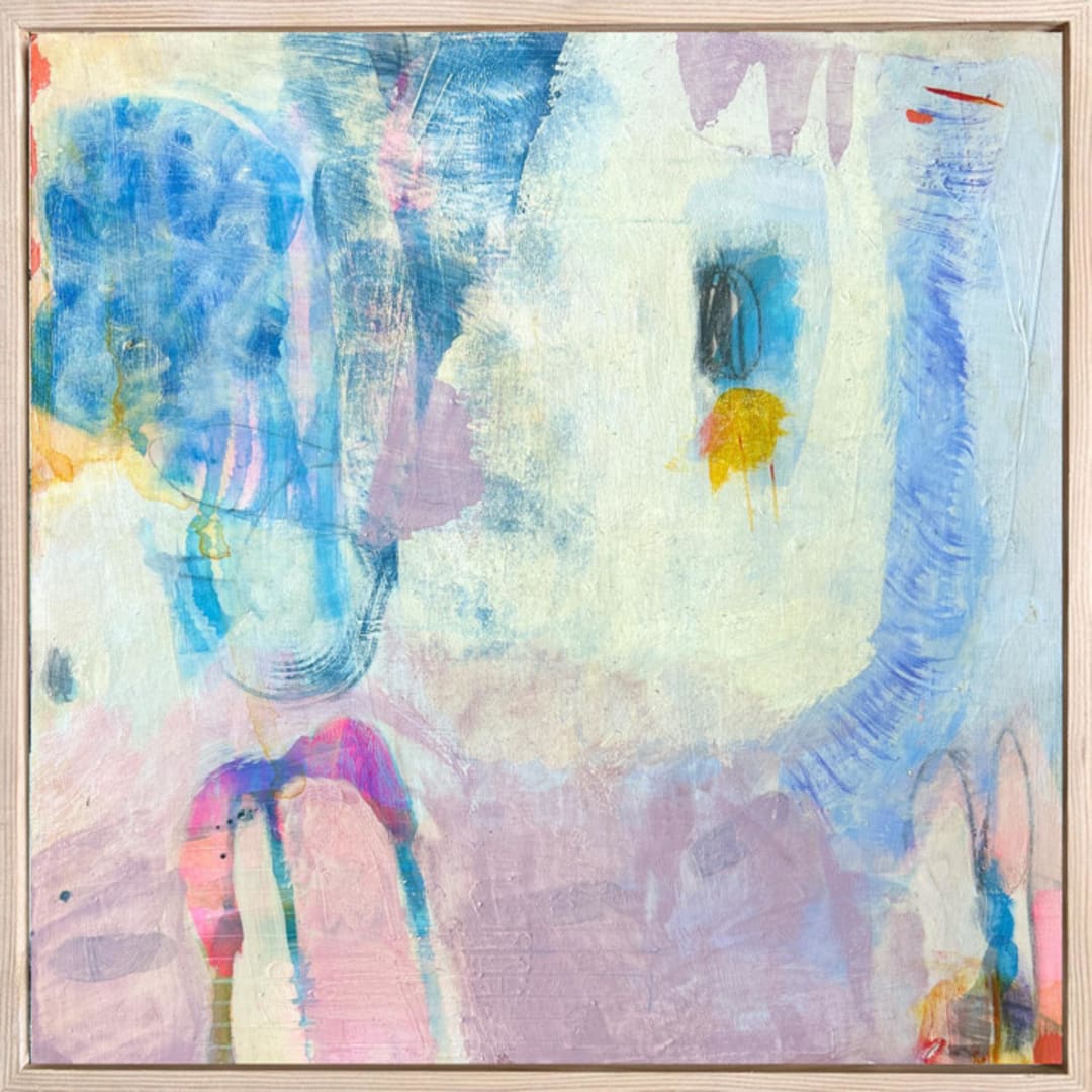 "crying for beauty" - Original Painting in multicolor by tina johnson