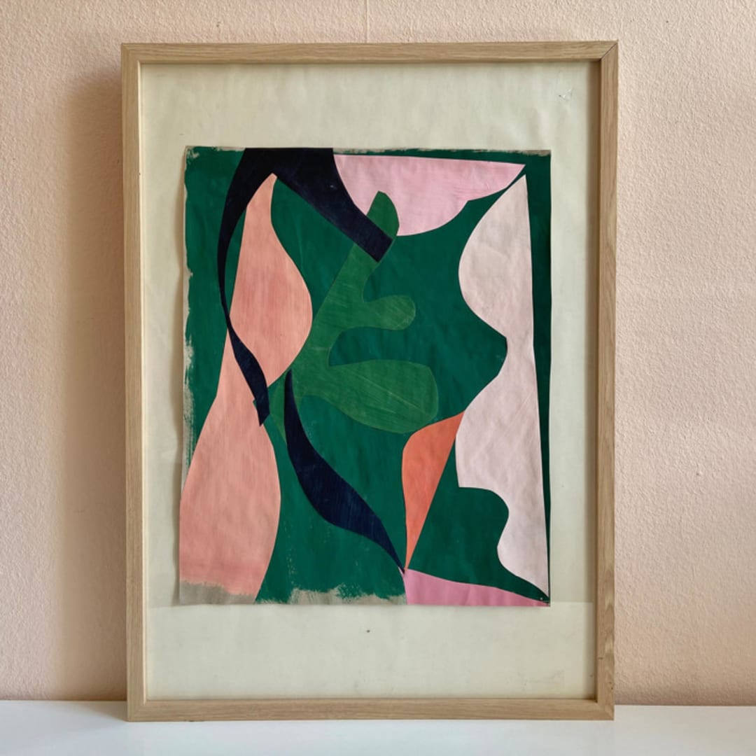 "Jungle Juice" - Original Painting in green by cyrille gulassa