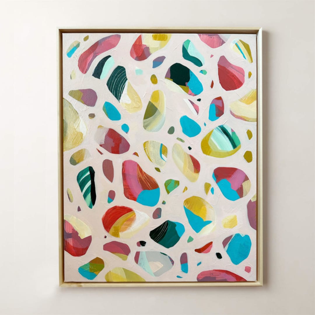 "Collector No. 1" - Original Painting in multicolor by Lauren Perkins