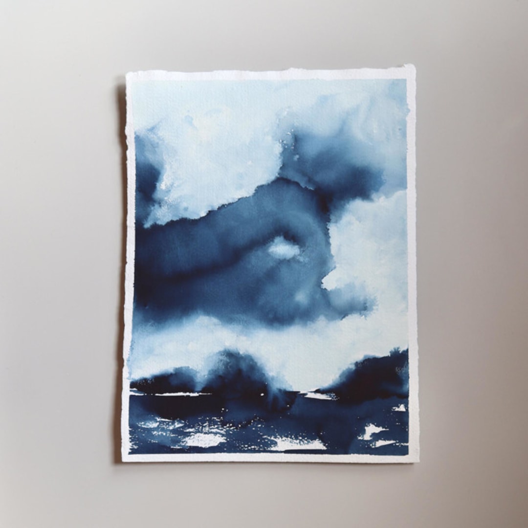 Gathering Storm Over the River