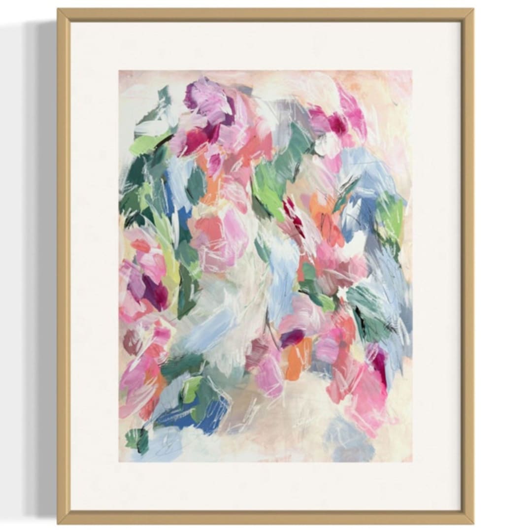 "Take Me to Your River I" - Original Painting in multicolorassorted-colors by Sarah Mankin