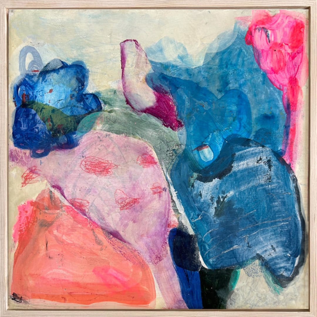 "show some emotion" - Original Painting in multicolor by tina johnson