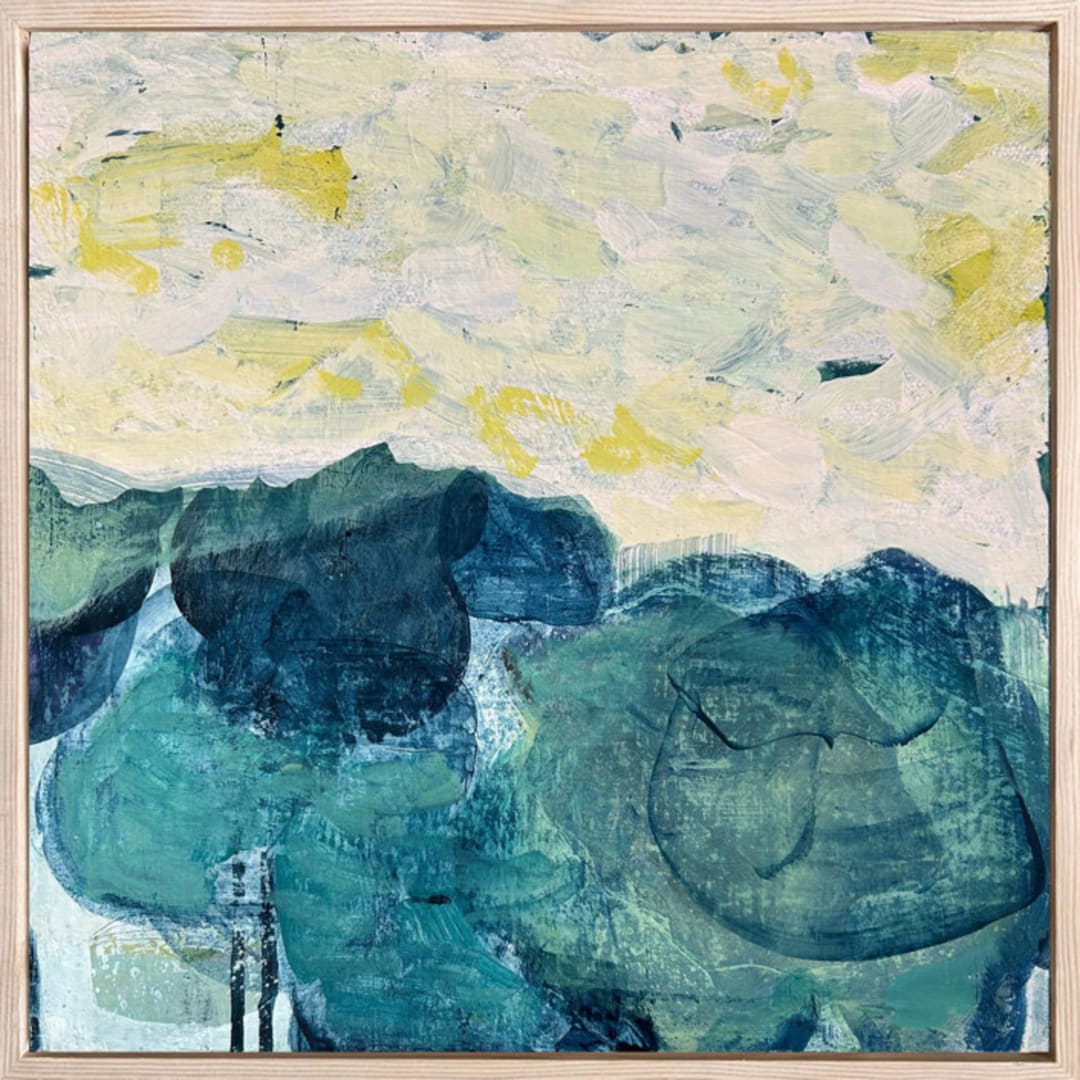 "where i'm bound, i can't tell" - Original Painting in multicolor by tina johnson