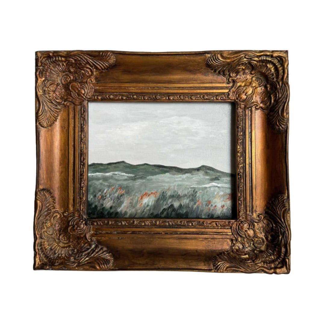 "Snow capped" - Original Painting in multicolor by Maja Cunningham