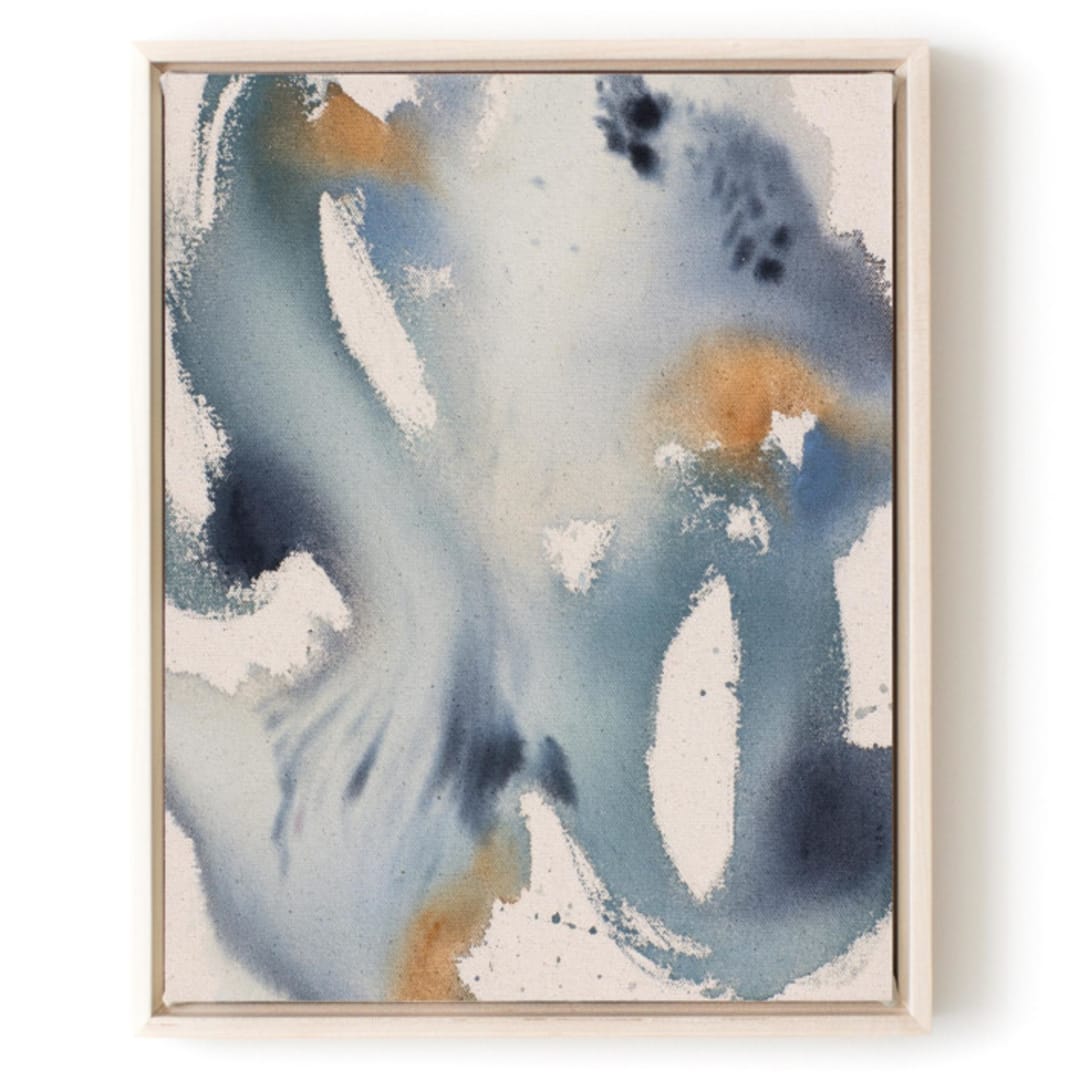 "Integration II" - Original Painting in blue by Christa Kimble