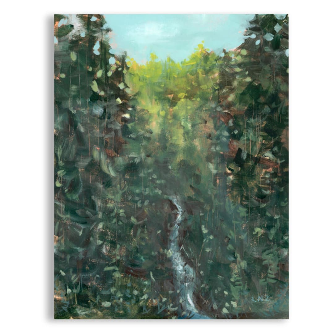"Forest River" - Original Painting in multicolor by Lindsay Megahed