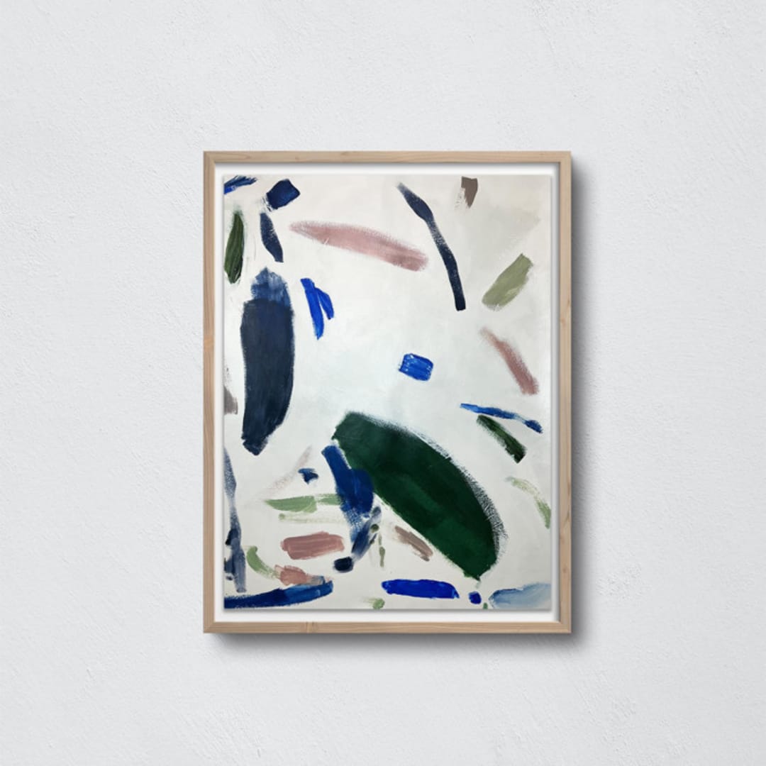 "all that goodness" - Original Painting in multicolor by Kristine Sarley
