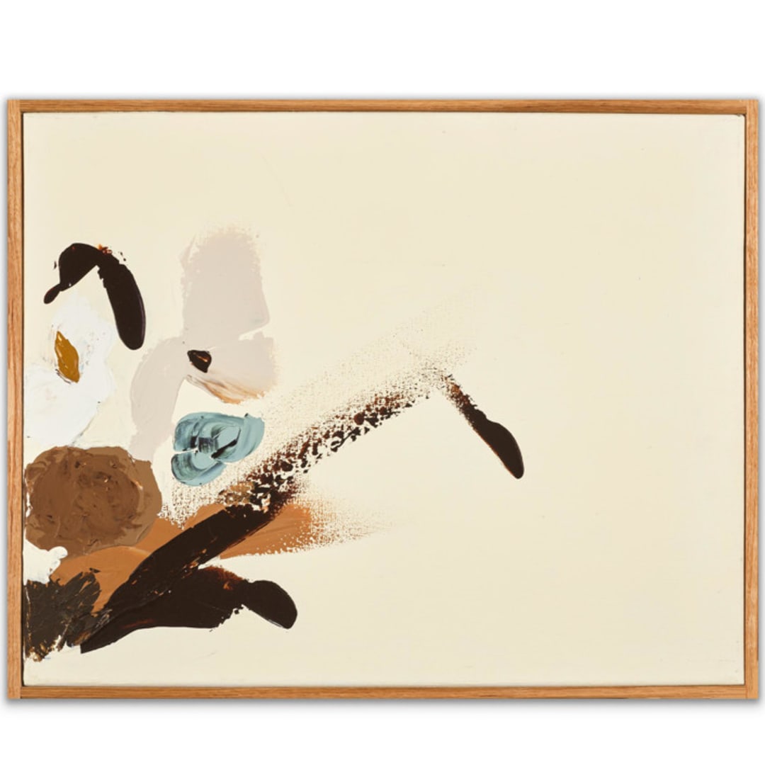 "Abstract Botanical Fall Harvest" - Original Painting in multicolorassorted-colors by Caryn Owen