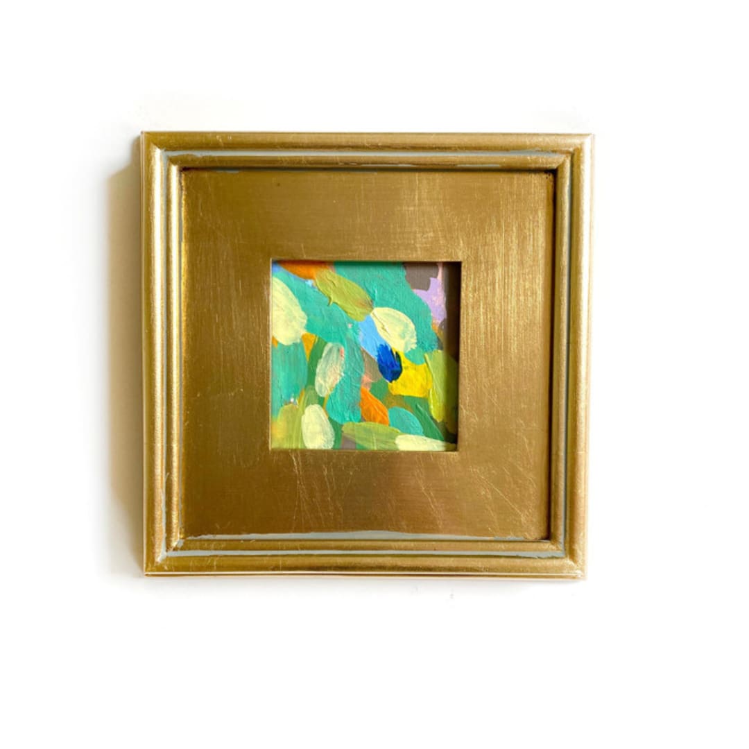 "Bright Corner" - Original Painting in multicolor by Jessalin Beutler