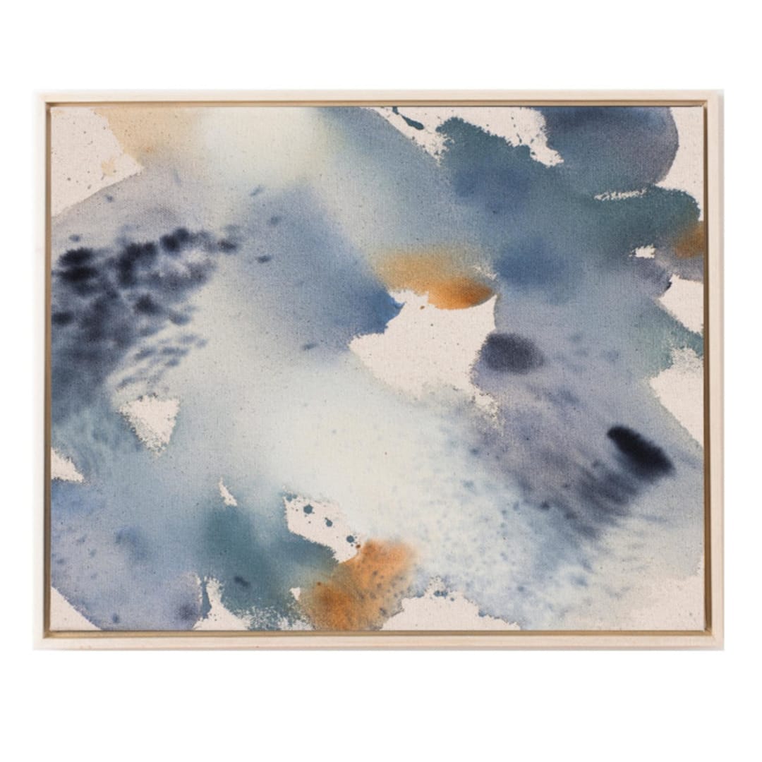"Integration III" - Original Painting in blue by Christa Kimble