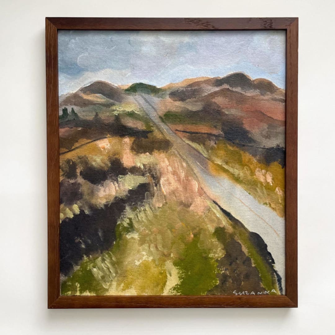 "Highlands" - Original Painting in multicolorassorted-colors by Suzanna Toole