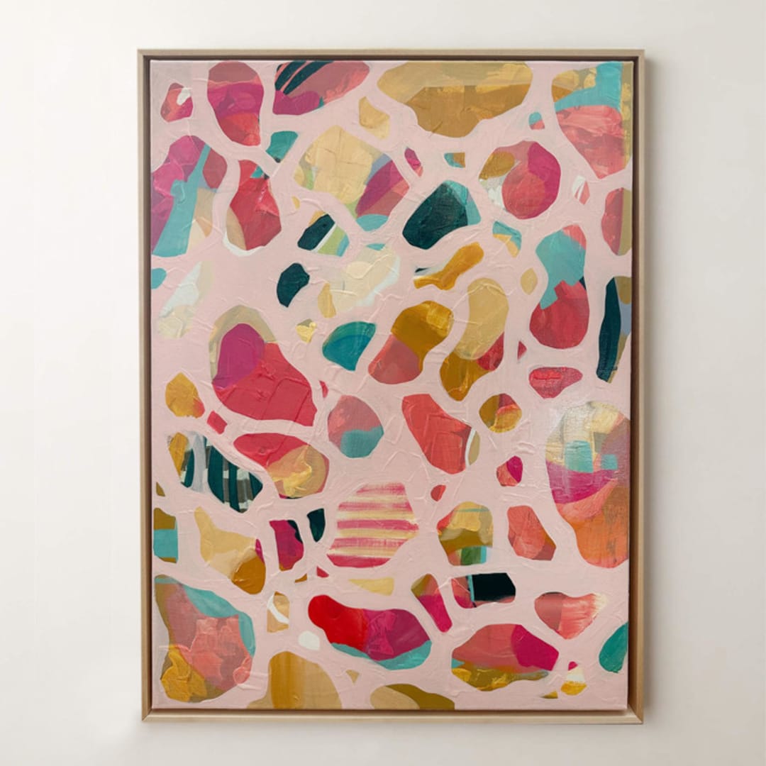 "Collector No. 2" - Original Painting in multicolor by Lauren Perkins