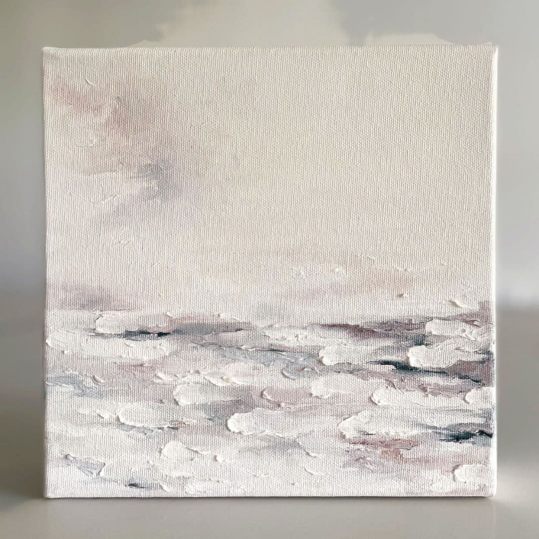 "Peony Fury" - Original Painting in pink by Nicoletta Savod