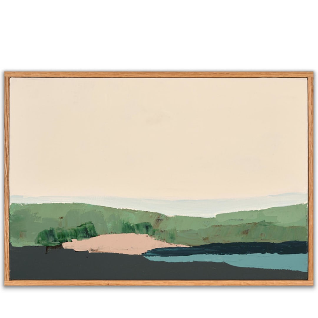 "Winter Beach Series" - Original Painting in multicolorassorted-colors by Caryn Owen
