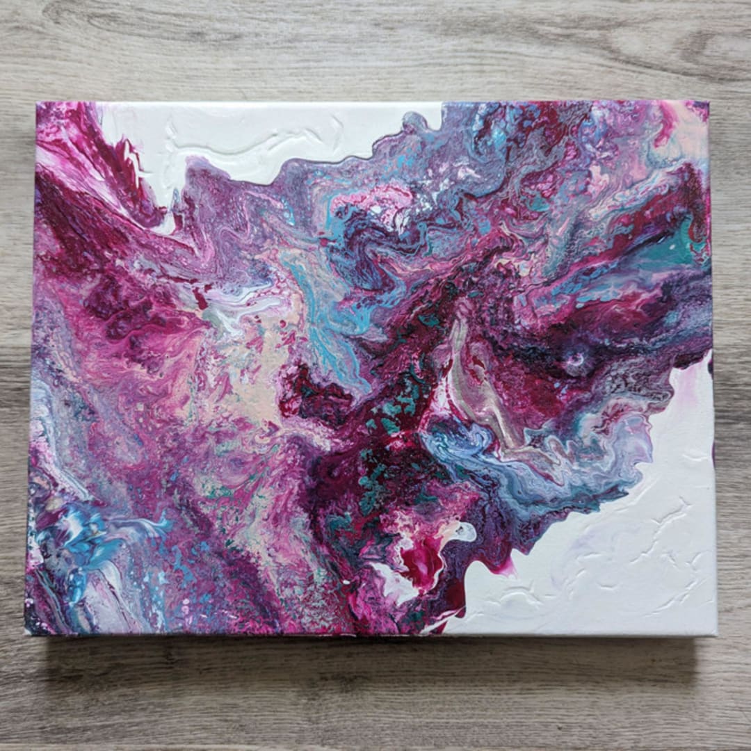 "Magenta" - Original Painting in pink by The Savage Label