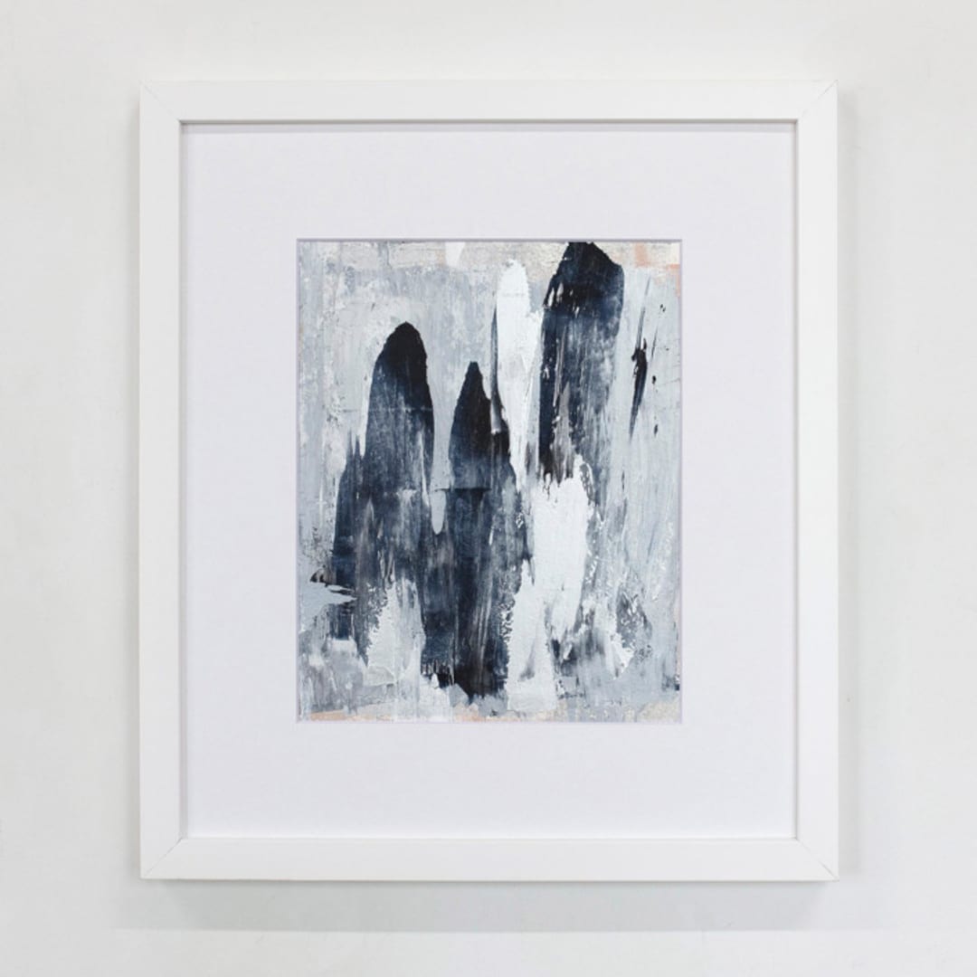 "The Hideout - Original" - Original Painting in silver by Julia Contacessi