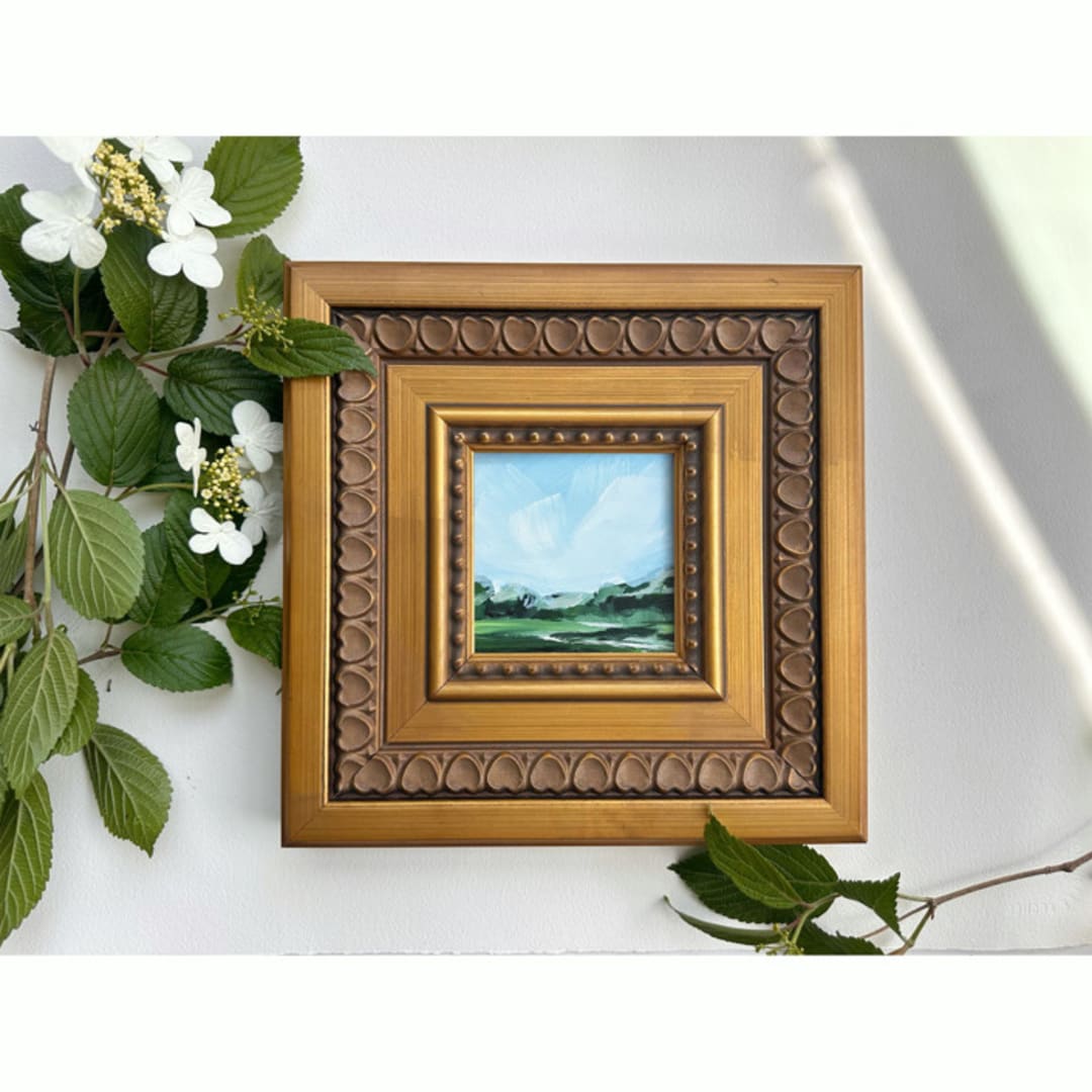 "Riversong" - Original Painting in multicolor by Green Barn Studio