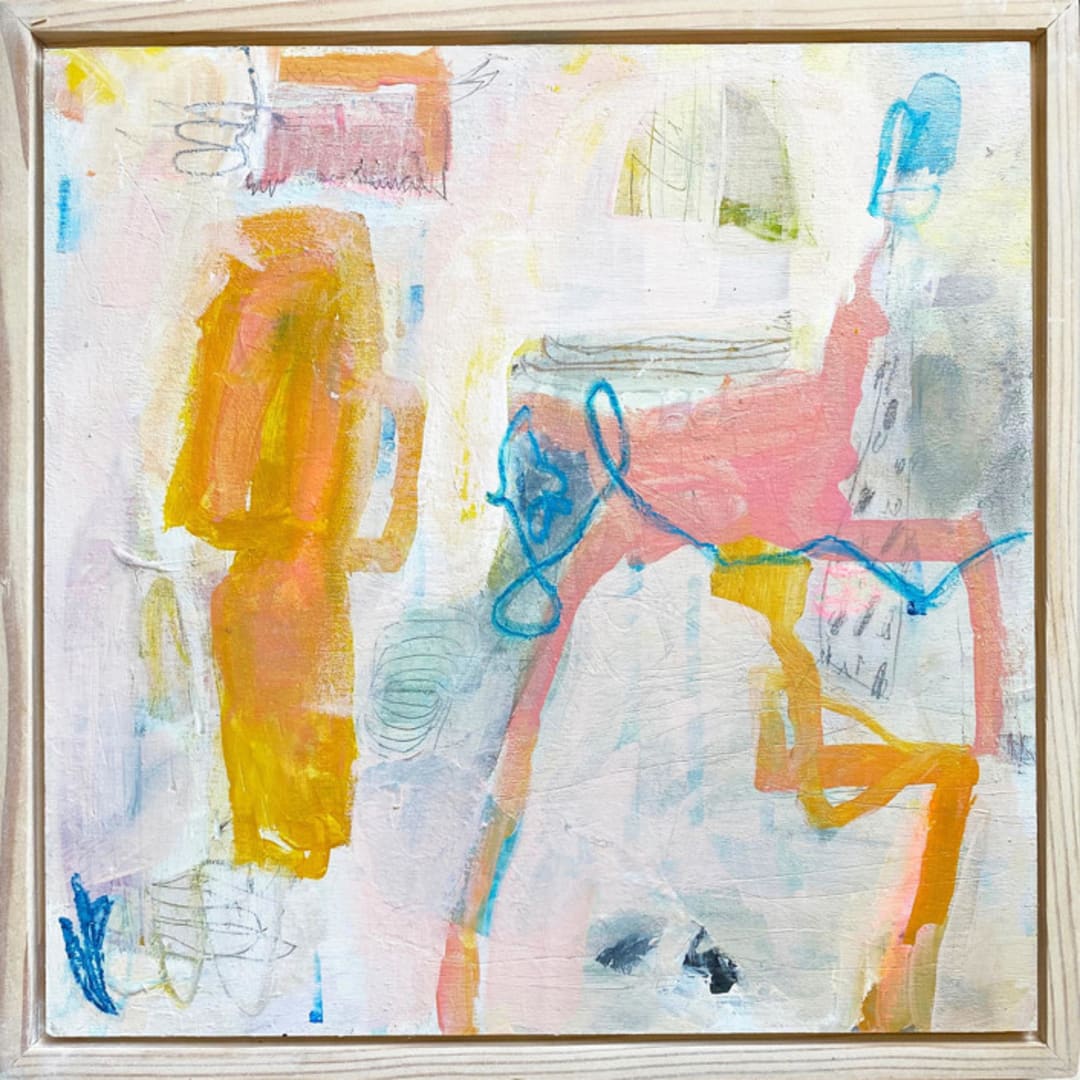 "what it's like to be 10" - Original Painting in multicolor by tina johnson
