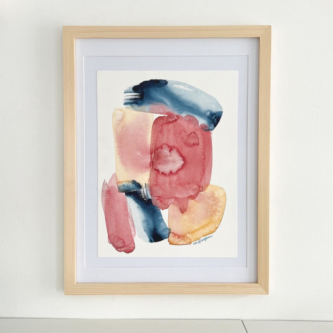 "Collected 2" - Original Painting in multicolorassorted-colors by Mary Gaspar